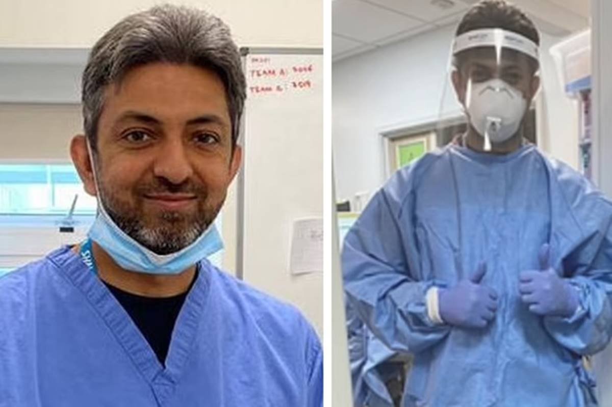 O britânico Irfan Halim, de 45 anos, contraiu Covid seis dias antes de receber a dose extra da vacina e lutou nove semanas contra a doença