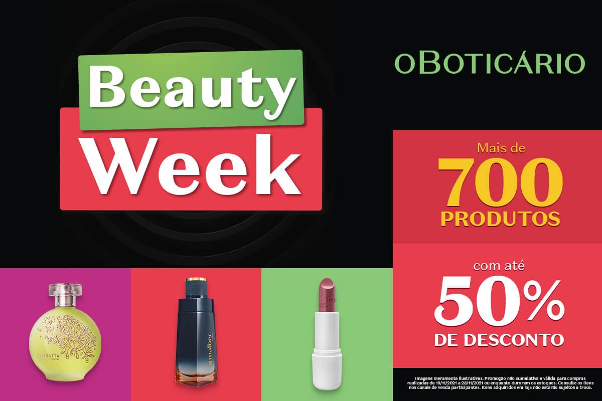 Beauty Week Do Boticário: Mais De 700 Produtos Com Até 50% De Desconto ...