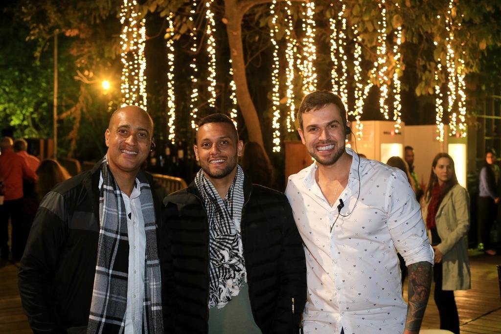 Na foto, os produtores do Cerrado Wine Alexandro Ribeiro Ygor Brito Maurício Rodrigues