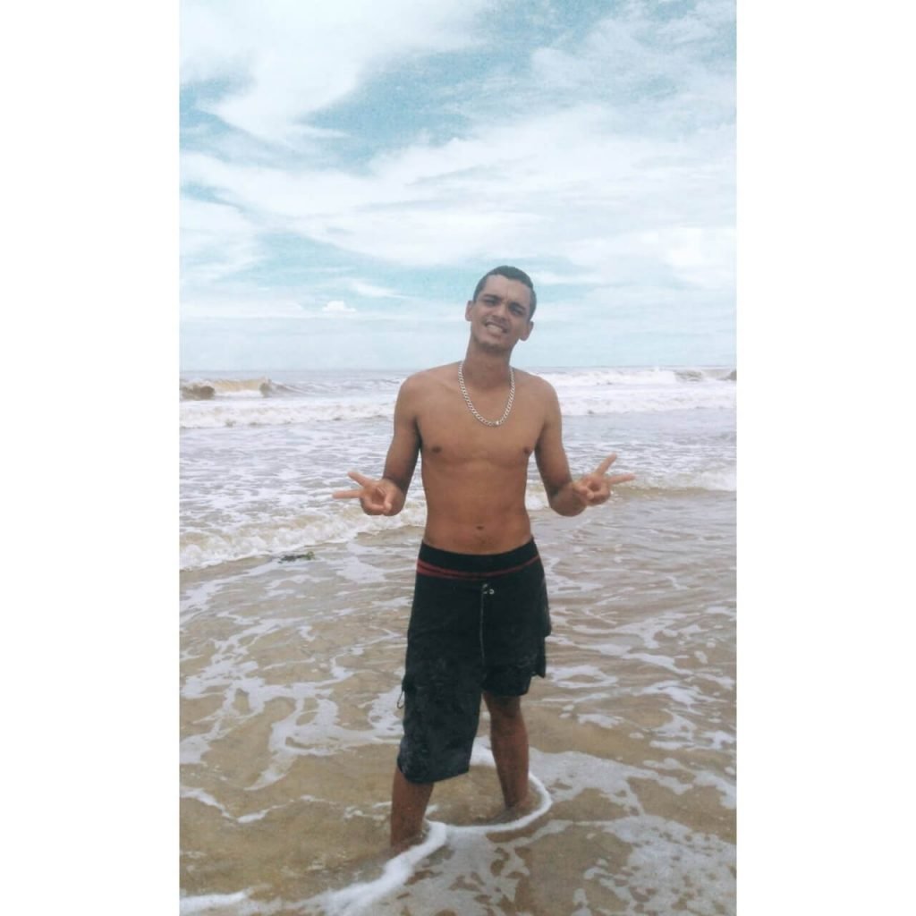 Luiz Alberto na praia