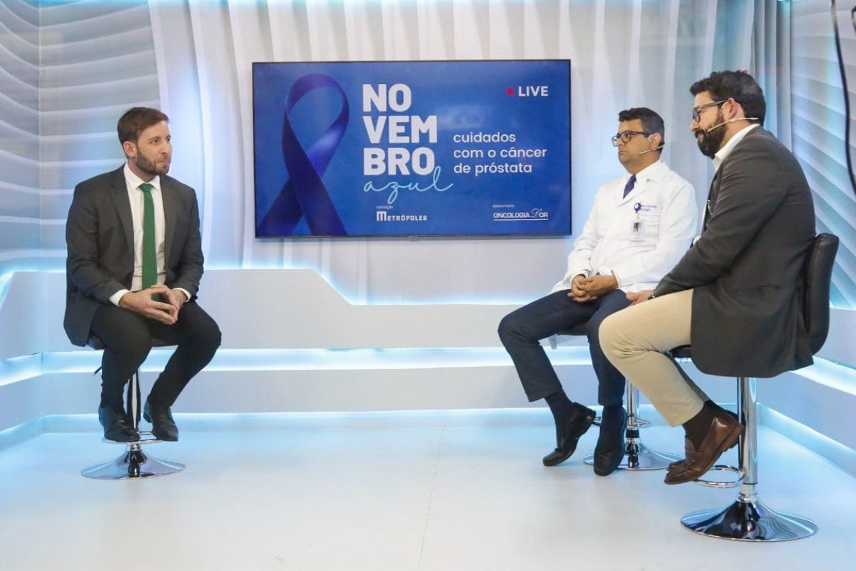 Novembro azul: live debate cuidados com o câncer de próstata
