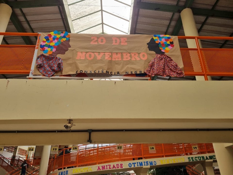 Cartaz sobre Dia da Consciência Negra