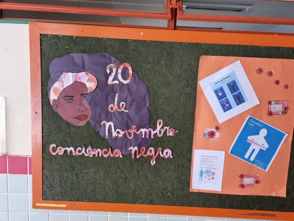 Cartaz sobre Dia da Consciência Negra