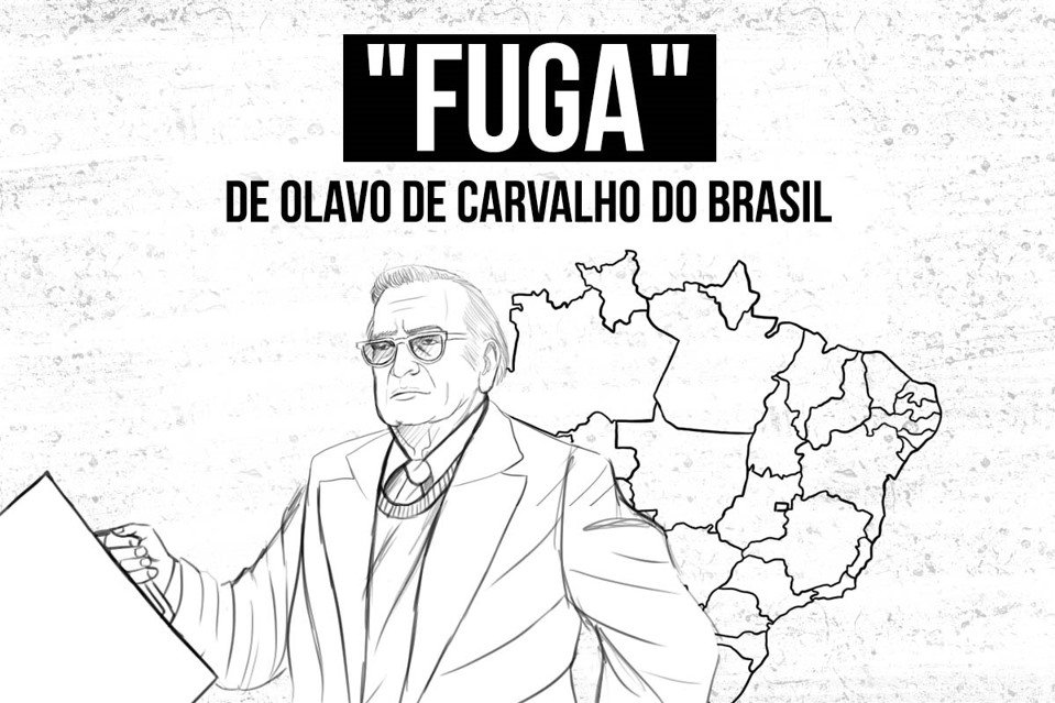 Saída de Olavo de Carvalho do Brasil
