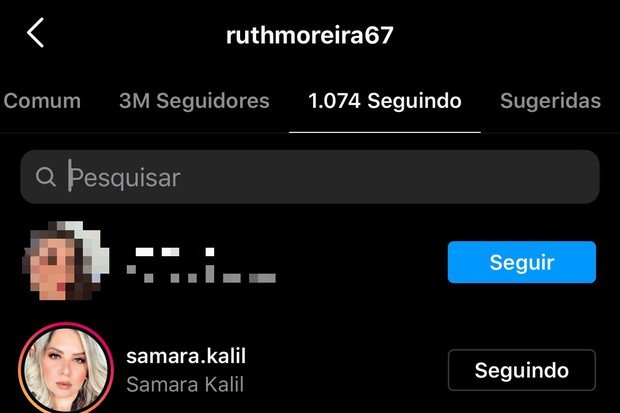 Ruth Moreira, mãe de Marília Mendonça, passou a seguir Samara Kalil, a sósia da cantora, no Instagram