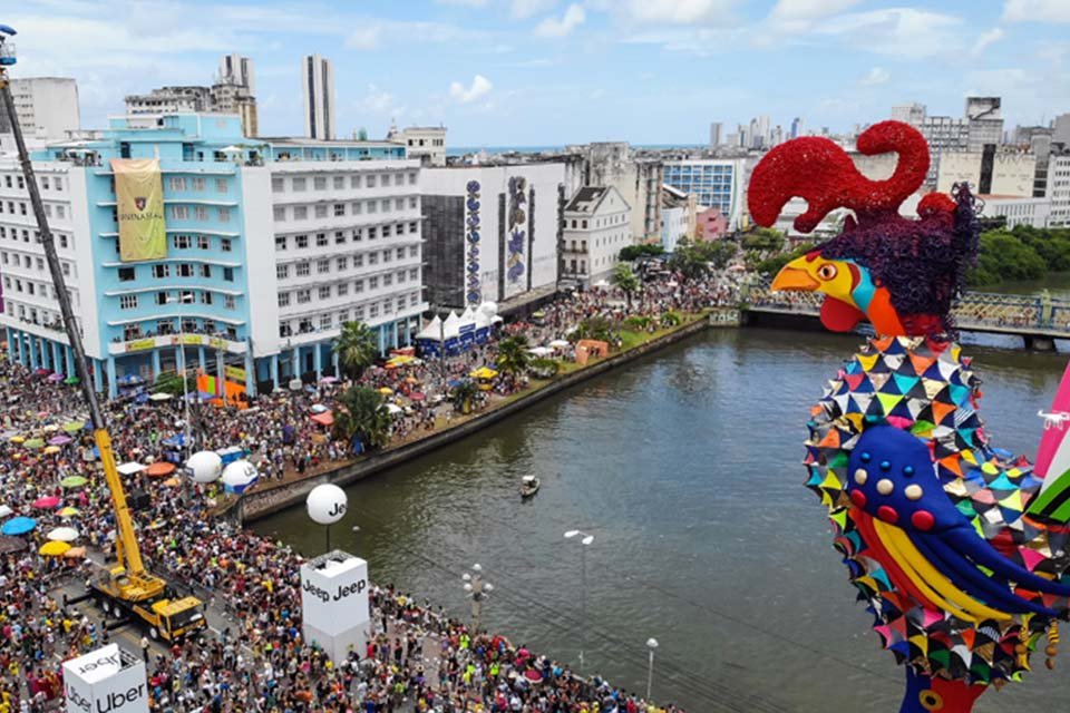 Desfile do Bloco Galo da Madrugada, em Recife