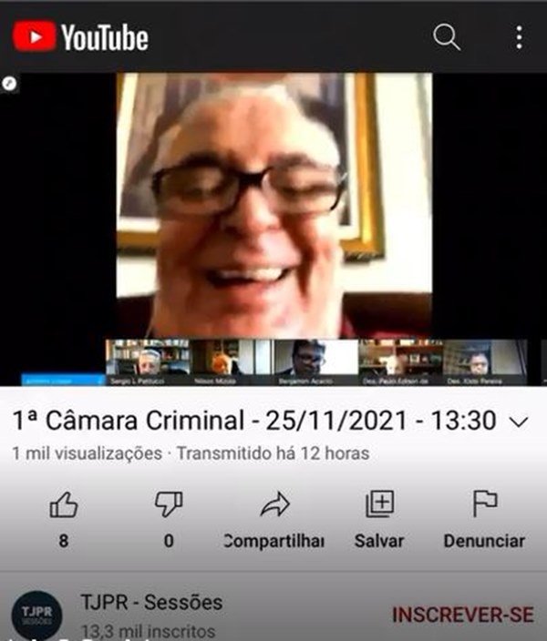 Transmissão ao vivo no YouTube