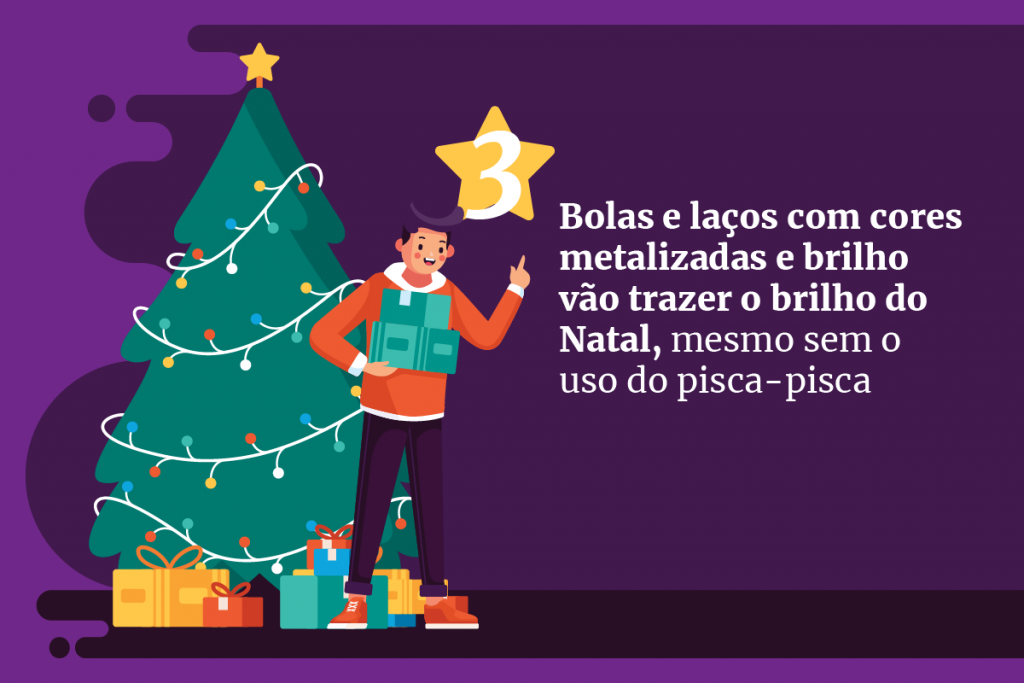 Aprenda como economizar energia com as decorações de Natal