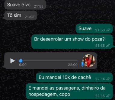 MC Poze do rodo dá calote