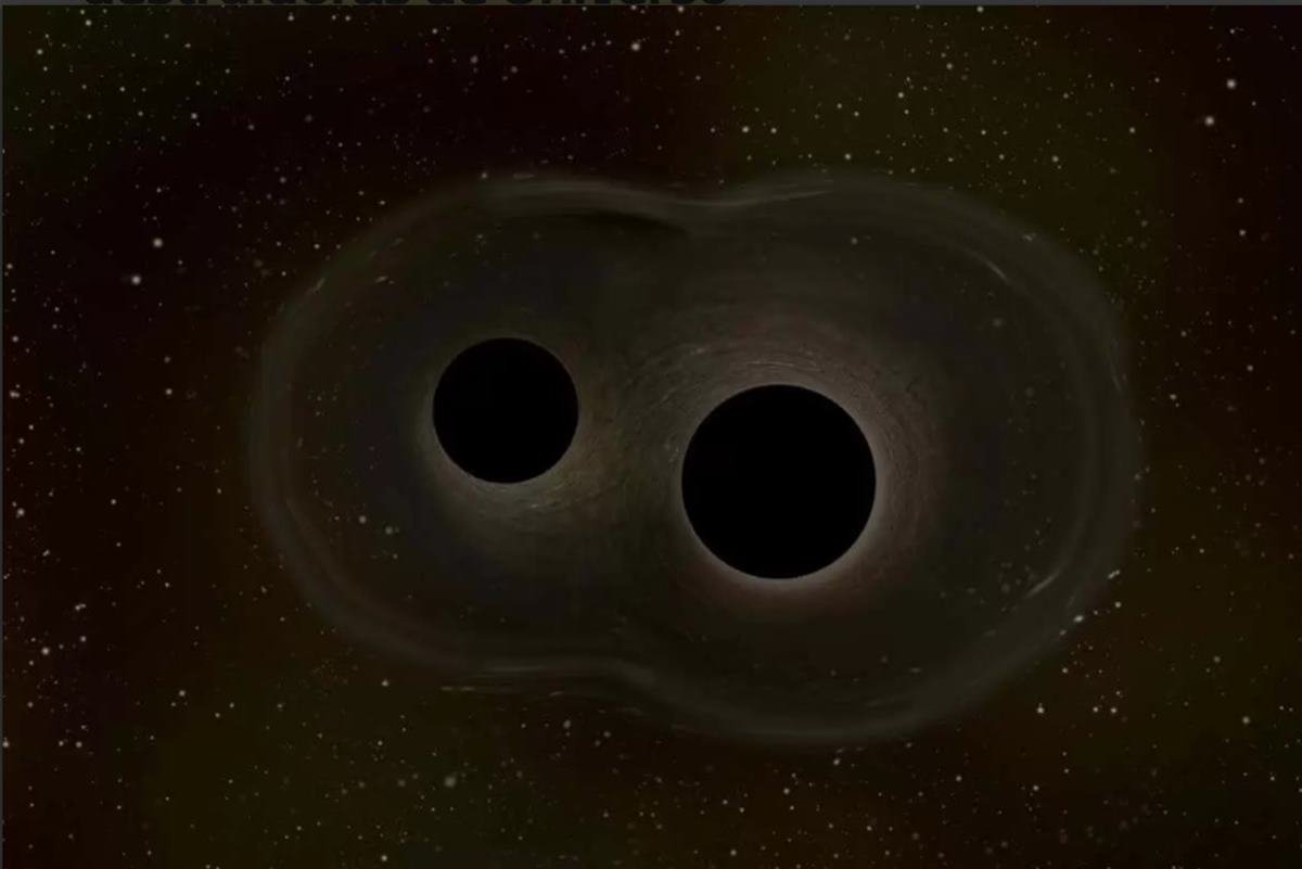 Fusão de buracos negros pode criar bolhas destruidoras de Universo