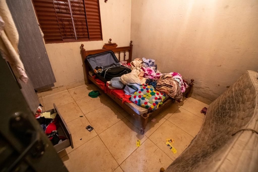 Casa onde ocorreu o homicídio em Corumbá