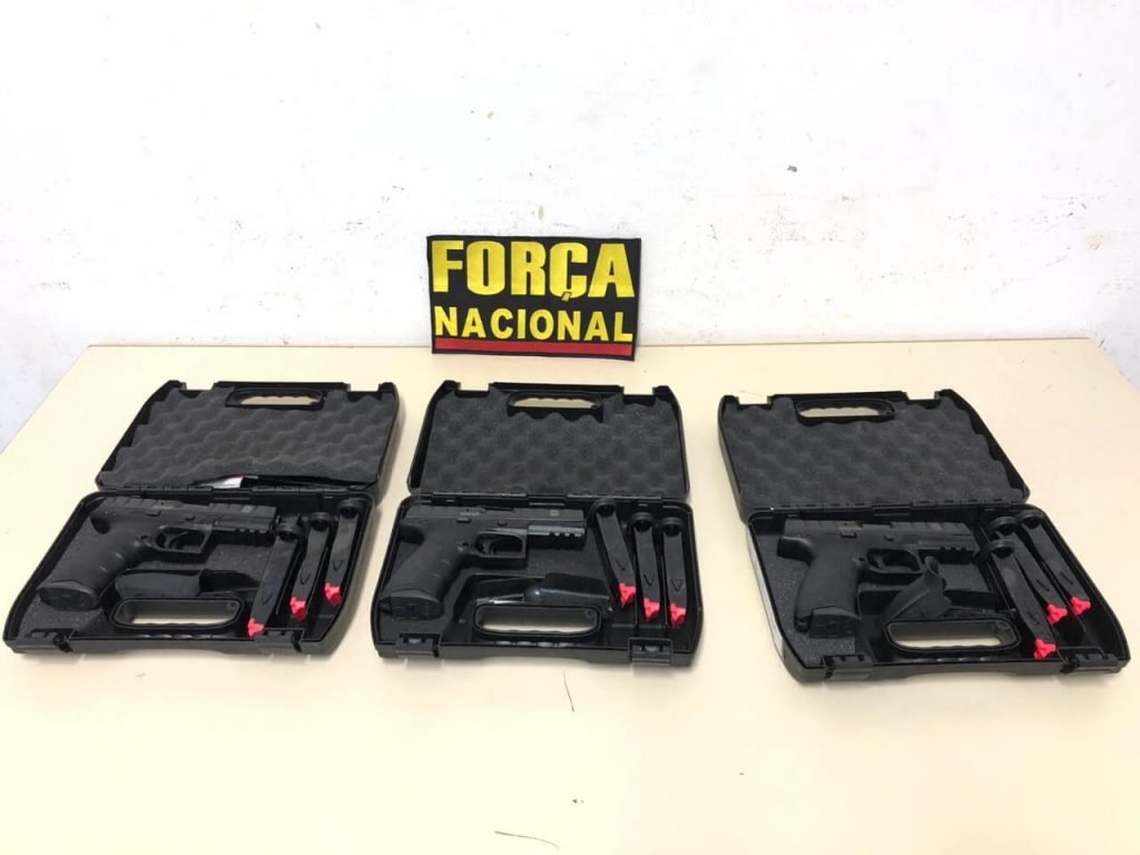 Força Nacional fez entrega do armamento