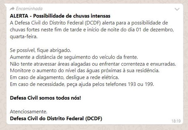 Alerta Defesa Civil