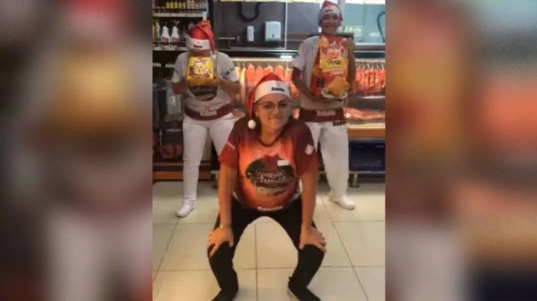 Dança de funcionários de supermercado em vídeo de Natal viraliza e diverte web