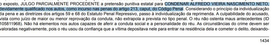 Trecho de documento