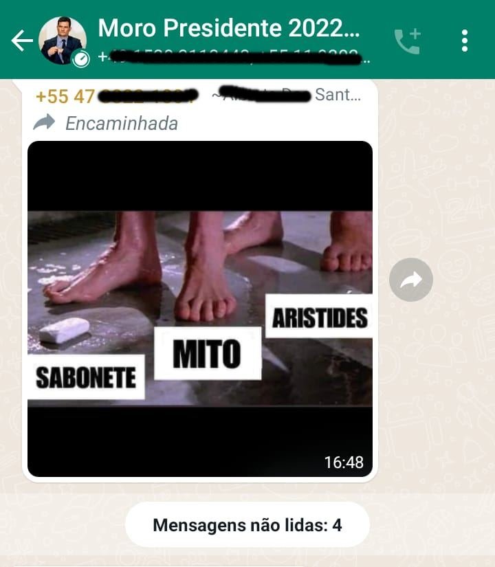 Militantes tentam bombar Moro no WhatsApp e Telegram, mas faltam memes