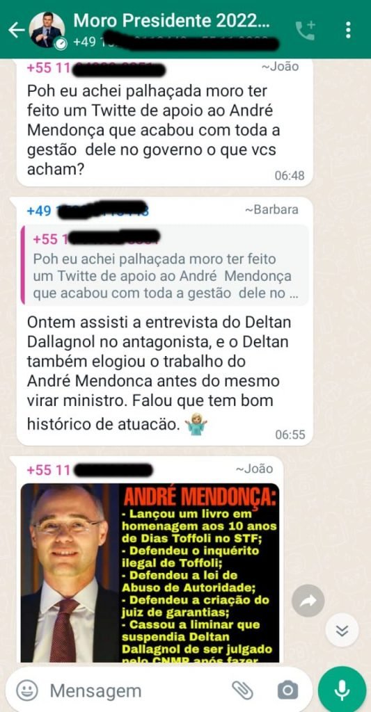 grupos moristas no whatsapp