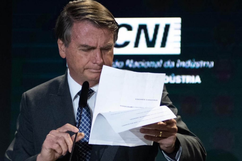 Bolsonaro em evento da CNI