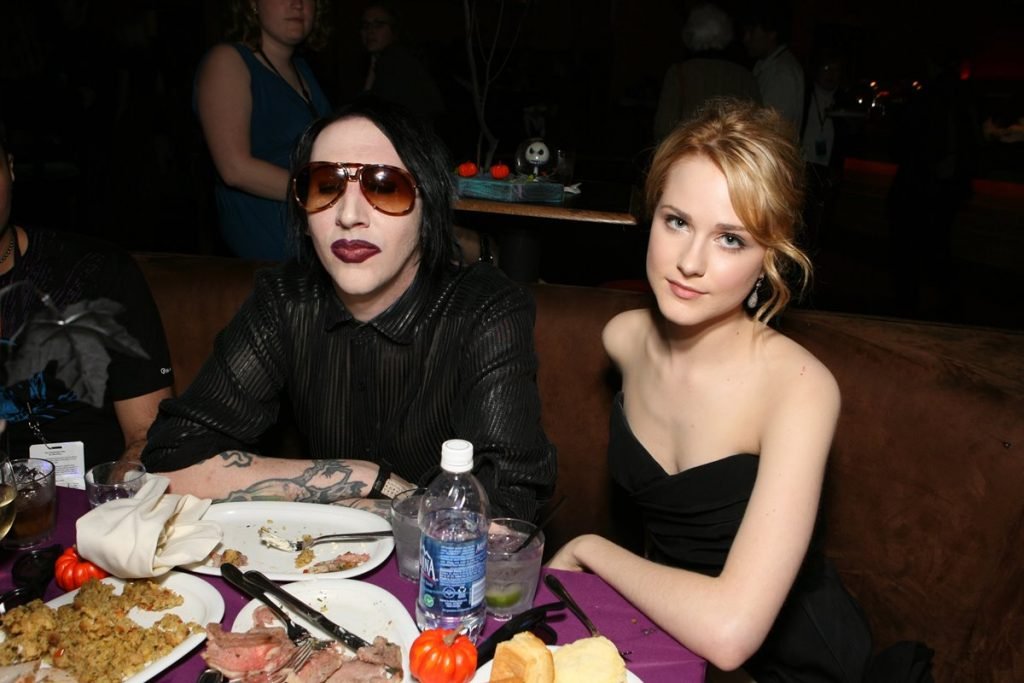 Marilyn Manson and Evan Rachel Wood