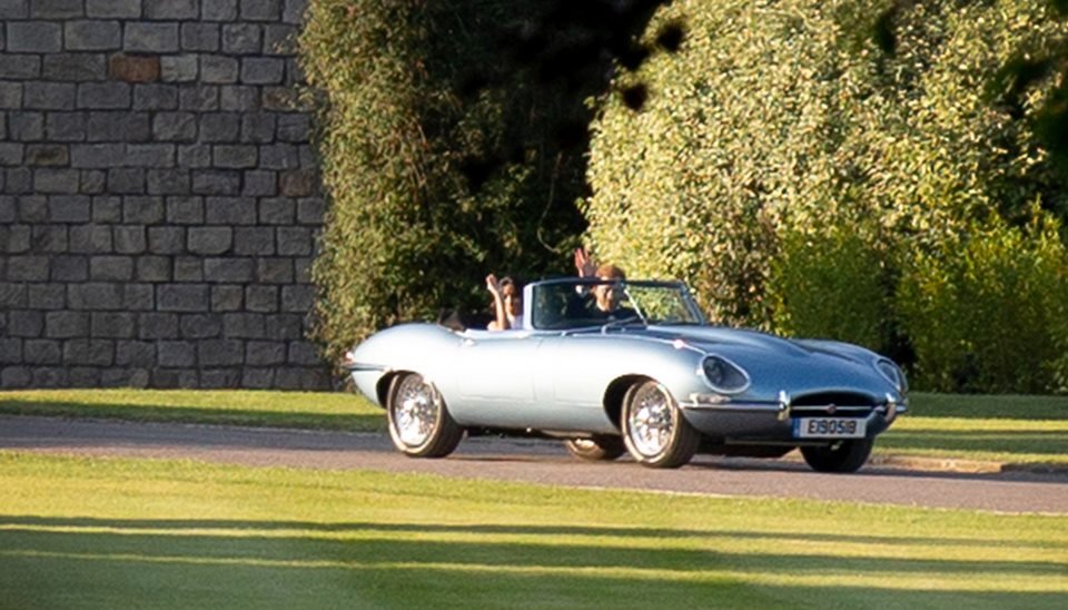 harry e meghan de carro
