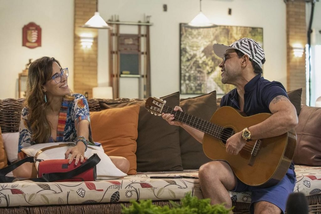 aZezé di Camargo e Wanessa Camargo em cena de É o Amor