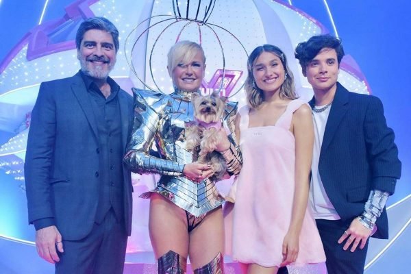 Xuxa e família, no Prêmio Multishow