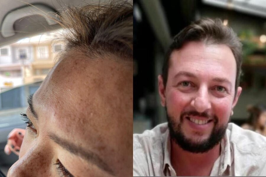 Erica Leoratti, de 44 anos, foi agredida com socos e cabeçadas por Vladimir Leoratti Júnior, de 43 anos