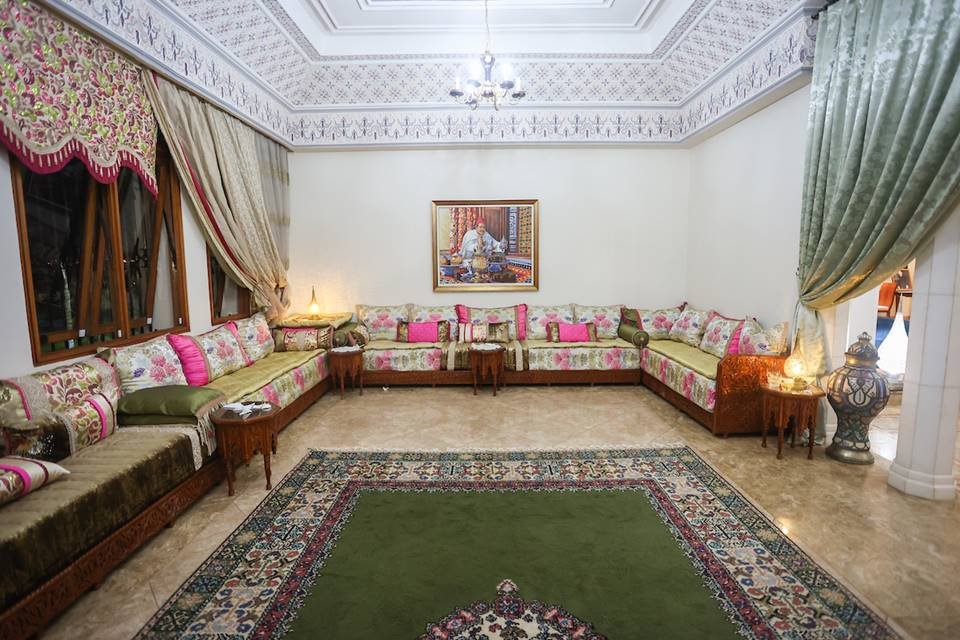 Sala na Embaixada do Marrocos