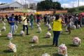 Atleta corre descalço por 24 horas na Esplanada para arrecadar doações