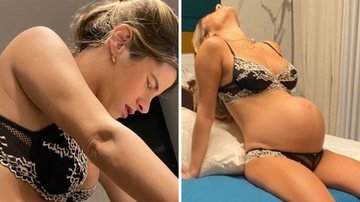 Na foto, Shantal Verdelho em trabalho de parto