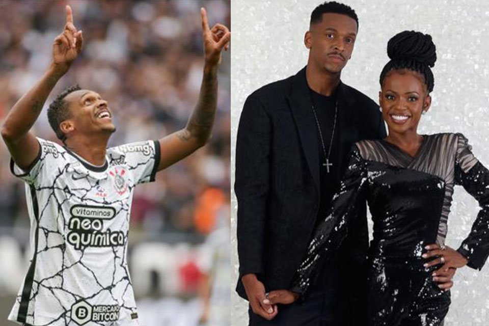 Jô, do Corinthians, e a mulher, Claudinha