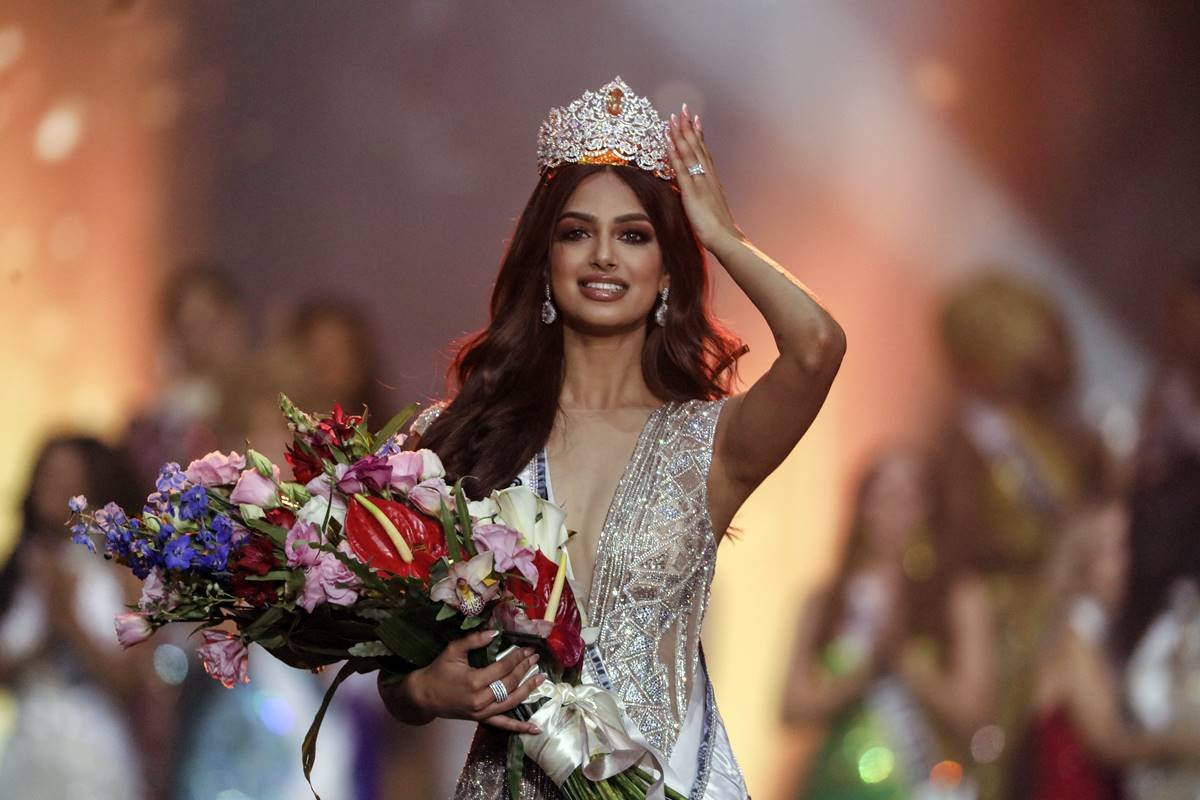 Atriz De Bollywood Harnazz Sandhu é Eleita Miss Universo 2021 Metrópoles 1254