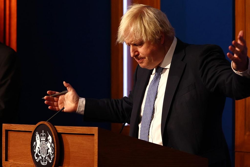 Boris Johnson Leads Coronavirus Press Conference