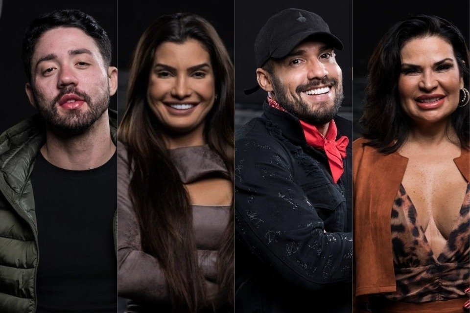 Rico, Marina, Bil e Solange: finalistas de A Fazenda 13