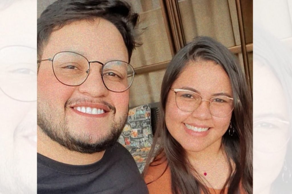 Cantor Maurílio e a esposa Luana