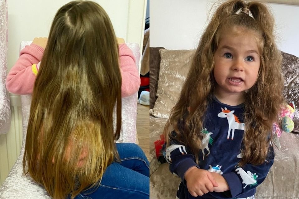 Rapunzel? Garota de 5 anos dá o que falar com seu cabelão e seus