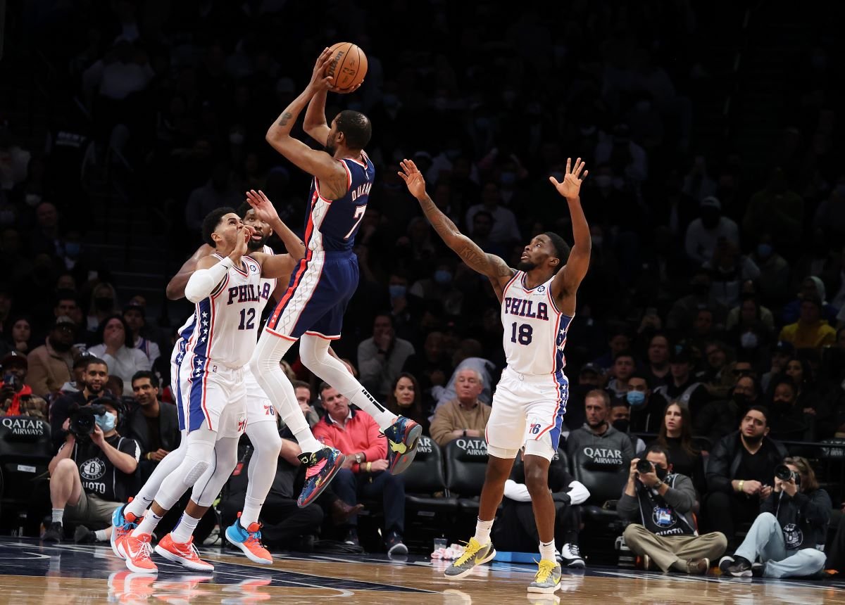 Kevin Durant Dá Show E Nets Batem 76ers Na Nba Metrópoles 8175