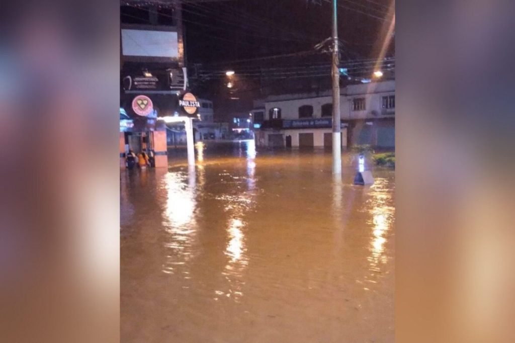 Temporal enchente Rio de Janeiro Rio Claro