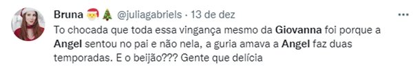 Reação do twitter à cena de Camila Queiroz e Agatha Moreira em Verdades Secretas 2