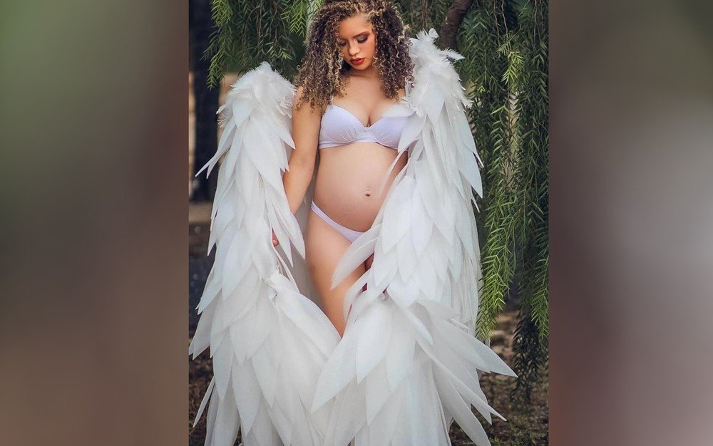Raiane Ferreira da Silva, em foto quando estava grávida