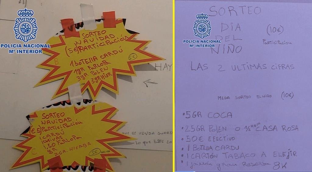 Traficantes sorteavam cestas com drogas de Natal na Espanha