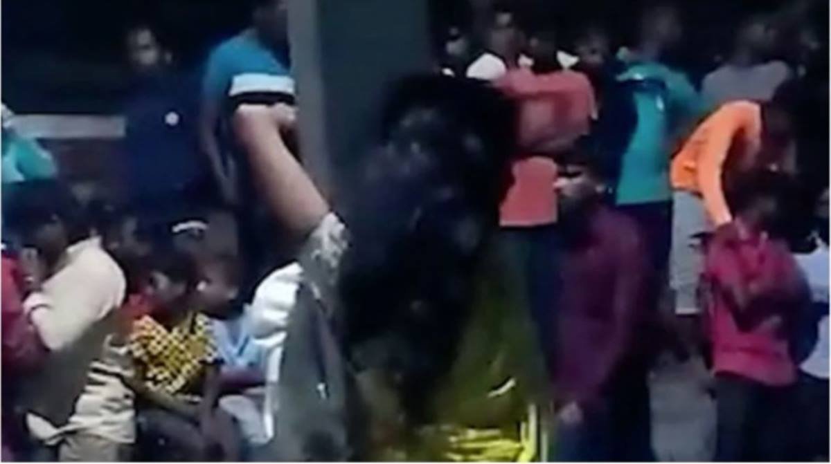 Mulher é amarrada a poste junto com amigo e espancada durante horas