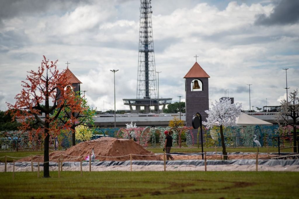 Decorações de Natal na Esplanada dos Ministérios