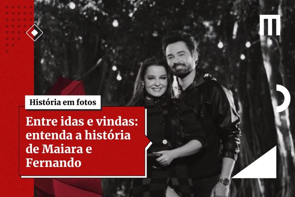 Na imagem colorida, um homem e uma mulher estão posicionados no centro