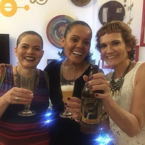 Mocita Fagundes (no centro), esposa de Tarcísio Filho, compartilhou registros da festa