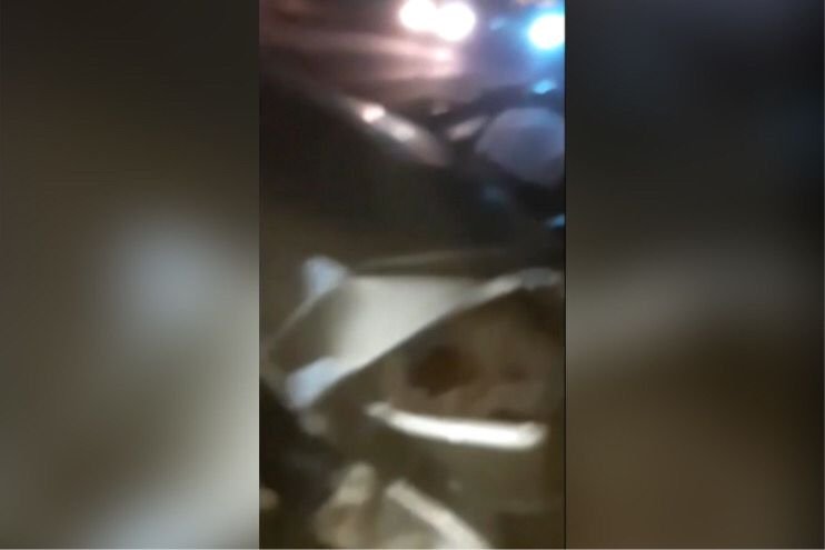 Acidente vídeo vacas Caldas Novas Goiás