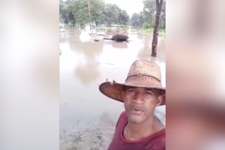 Fortes chuvas que atinge Cavalcante (GO), na Chapada dos Veadeiros, isolou moradores