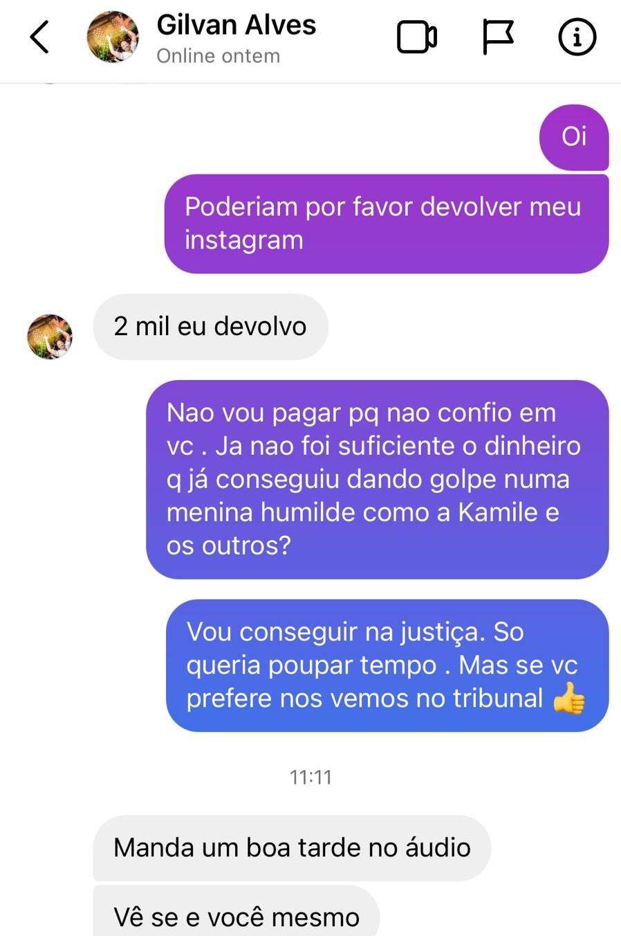 Minha vez de ter gain com golpista do telegram : r/farialimabets