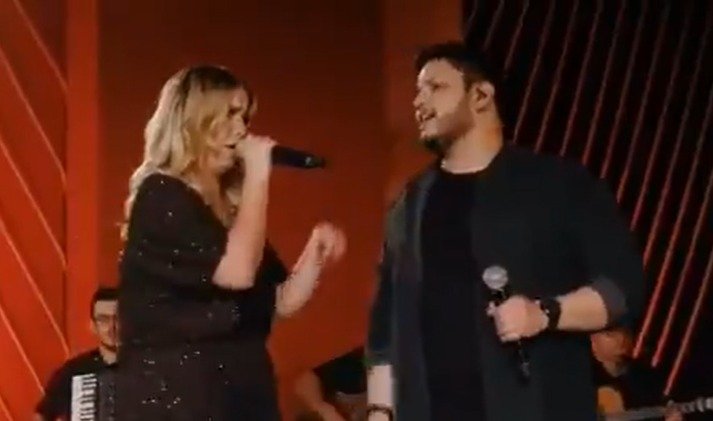 Marília Mendonça e Maurílio cantaram juntos