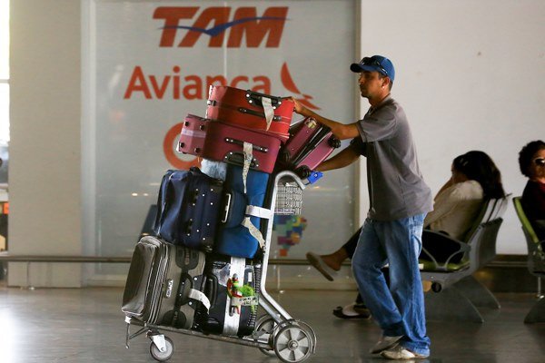 Passageiro com malas